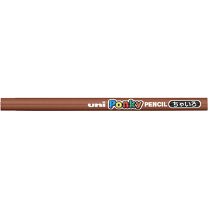 三菱鉛筆 ポンキーペンシル 単色 チャイロ 6本 F054856-K800.21-イメージ1
