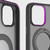 MOMAX iPhone 15 Pro用Magsafe対応360°スタンドケース Roller ブラック MM25531I15PR-イメージ11
