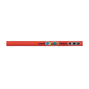 三菱鉛筆 ポンキーペンシル 単色 アカ 6本 F054862-K800.15-イメージ1