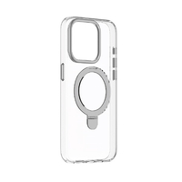 MOMAX iPhone 15 Pro用Magsafe対応スタンドケース Flip クリア MM25533I15PR