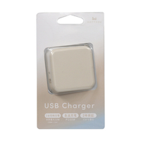 MOTTERU Power Delivery 35W対応 AC充電器(USB-C+USB-A) アーモンドミルク MOT-ACPD35WU1-AM