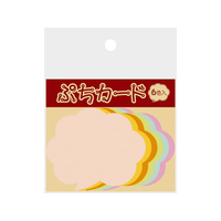 タカ印 ぷちカード 中 単品 フキダシ 6色×2枚 F83933716-7021