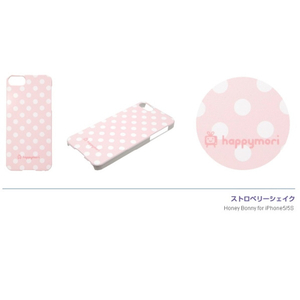 Happymori iPhone SE(第1世代)/5/5s用ケース D5 Calf Skin Leather Diary Honey Bonny ストロベリーシェイク HM2537I5S-イメージ4