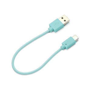 PGA USB Type-C USB Type-A コネクタ USBケーブル 15cm ブルー PG-CUC01M03-イメージ1