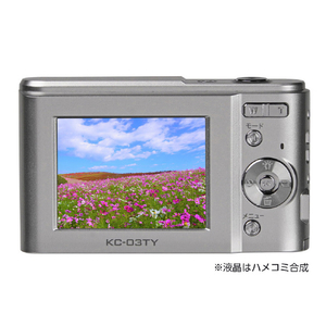 ケンコー デジタルカメラ シルバー KC03TY-イメージ4
