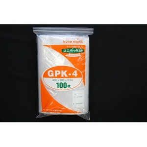 生産日本社（セイニチ） チャック袋 「ユニパックGP」GP Kー4 400×280×0.04 FC893GP-5843197-イメージ7
