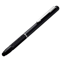 エレコム タッチペン タブレットPC用 ブラック P-TPALBK