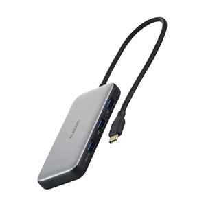 エレコム USB Type-Cデータポート/4K/60Hz対応ドッキングステーション シルバー DST-C26SV-イメージ8