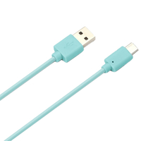 PGA USB Type-C USB Type-A コネクタ USBケーブル 50cm ブルー PG-CUC05M03