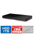 SONY HDD内蔵ブルーレイレコーダー(1TB) BDZ-ZW1900