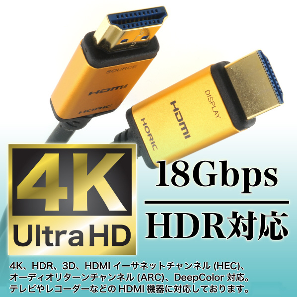 エディオンネットショップ｜ホーリック HH500546GP 光ファイバー HDMI 