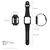 EYLE Apple Watch Series 6/5/4/SE ケース付きバンド 44mm ブラック XEA03-TL-BK-イメージ5