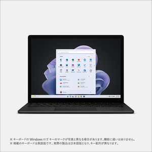 マイクロソフト Surface Laptop 5 13.5インチ(i5/8GB/512GB) ブラック R1S-00045-イメージ1