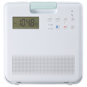 東芝 コンパクト防水型CDラジオ ホワイト TY-CB100(W)-イメージ2
