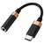 エレコム ハイレゾ対応 USB Type-C変換ケーブル(高耐久モデル) ブラック AD-C35SDBK-イメージ1