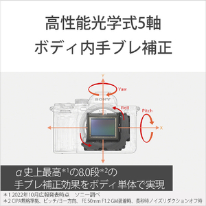 SONY デジタル一眼カメラ・ボディ α7R V ブラック ILCE-7RM5-イメージ6