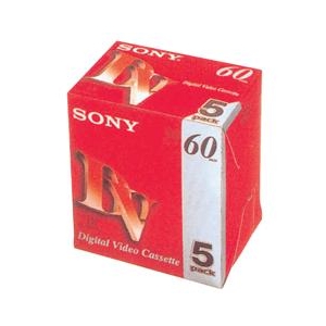 SONY ミニDVカセット(60分、5本) 5本パック 5DVM60R3-イメージ1
