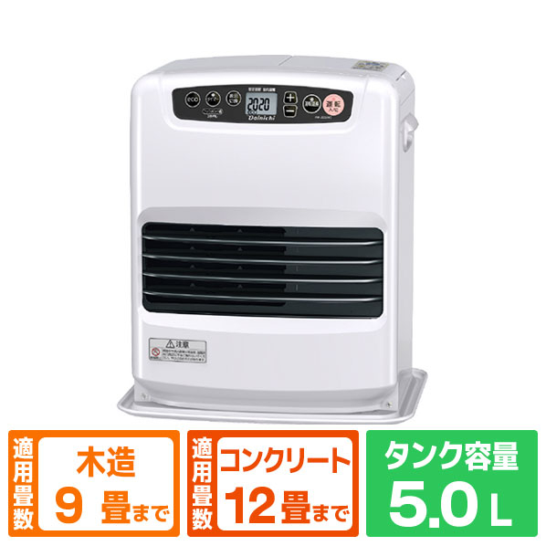 ダイニチ 3.2kW 5.0Lタンク 石油ファンヒーター ダイニチブルーヒーター (W)ムーンホワイト FW-3225NC-W
