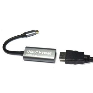 タイムリー USB Type-CからHDMI映像&音声出力ケーブル シルバー GR-UCHD-4K-イメージ2