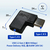 I・Oデータ USB Type-C 変換アダプタ L字型 ブラック GP-TCL32FA/B-イメージ2