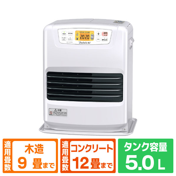 ダイニチ 3.2kW 5.0Lタンク 石油ファンヒーター ダイニチブルーヒーター (W)ムーンホワイト FW-3225NE-W