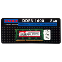 UMAX ノートパソコン用メモリー(8GB) DDR3-1600 8GB JEDEC UM-SODDR3S-1600-8G