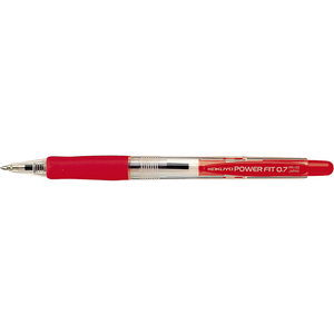 コクヨ 油性ボールペン(パワーフィット)0.7 赤 1本 F871981-PR-100R-イメージ1