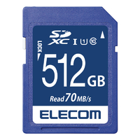 エレコム SDXCメモリカード(UHS-I対応・512GB) MFFS512GU11R