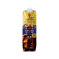 キーコーヒー KEYDOORS+リキッドコーヒー テトラプリズマ 微糖 1000ml 1本 F815851