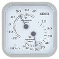 タニタ 温湿度計 グレー TT-557-GY