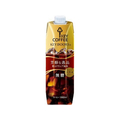 キーコーヒー リキッドコーヒー テトラプリズマ 無糖 1L 1本 F815873