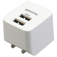 多摩電子工業 USBコンセントチャージャー 2．1A 2ポート ホワイト TA53UW