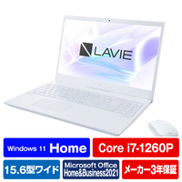 NEC ノートパソコン e angle select LAVIE N15 パールホワイト PCN1575EAWE3