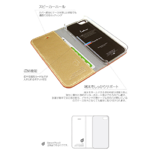 dreamplus iPhone SE(第1世代)/5s/5用ケース Wannabe Leathrer Diary ネイビー DP61576I5SE-イメージ9