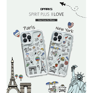Dparks iPhone 12/12 Pro用スピリットPLUS クリアケース I LOVE PARIS DS20577I12P-イメージ4