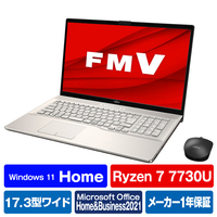 富士通 ノートパソコン LIFEBOOK NHシリーズ シャンパンゴールド FMVN77H1G