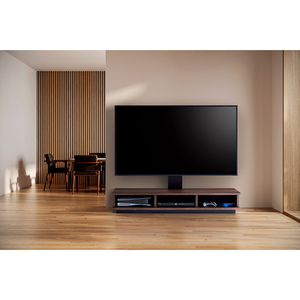 朝日木材 32～77V型推奨壁寄せテレビスタンド オリジナル ダークブラウン WS-G1500E-DB-イメージ10