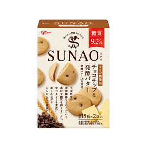 江崎グリコ SUNAO チョコチップ&発酵バター 31g×2袋 FCM5820-イメージ1