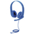 エレコム 子ども用ヘッドセット(有線・4極ミニプラグ・両耳・マイクアーム付) ブルー HS-KD01TDBU-イメージ1
