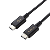 エレコム USB2．0ケーブル(認証品、C-C、やわらか耐久、PD対応) 1．0m オリジナル ブラック ED-CCYS10BK
