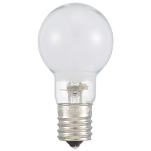 オーム電機 長寿命ミニクリプトン電球 E17口金 40W形 ホワイト 2個入 LB-PS35L40W-2P-イメージ2