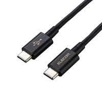 エレコム USB2．0ケーブル(認証品、C-C、やわらか耐久、PD対応) 2．0m オリジナル ブラック ED-CCYS20BK