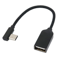 アイネックス USB Type-Cホストケーブル C-AL型 10cm ブラック U20CA-LF01T