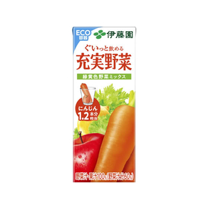 伊藤園 充実野菜 緑黄色野菜ミックス 200ml F372369-イメージ1