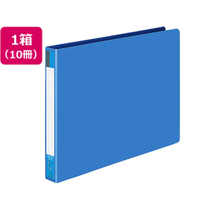 コクヨ リングファイル A4ヨコ 背幅30mm 青 10冊 1箱(10冊) F833753-ﾌ-425B-イメージ1