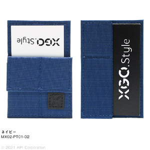 XGO.Style マグネット式名刺入れ MEISHI-CLIP ネイビー MX02-PT01-02-イメージ3