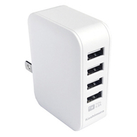 カシムラ AC充電器 4．8A USB4ポート ホワイト AJ-598