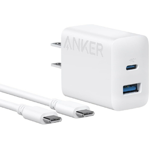Anker Charger (20W・2-Port) with USB-C & USB-C ケーブル ホワイト B2348N21-イメージ1