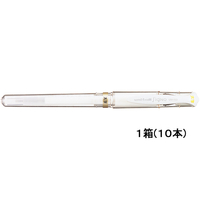 三菱鉛筆 ユニボールシグノ 太字 1.0mm ホワイト 10本 1箱(10本) F856948UM153.1