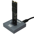 タイムリー NVMe/SATA M．2 SSD 両対応スタンド シルバー UD-M2ST
